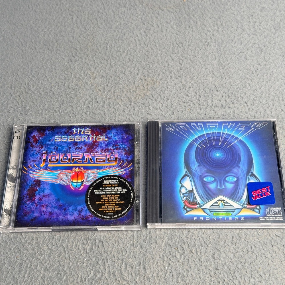 Journey CD Bundle Frontiers and The Essential Journey 2-Disc Set 3 Discs Total